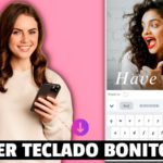 ✅Teclado Bonito para el Celular con cientos de Funtes Virales