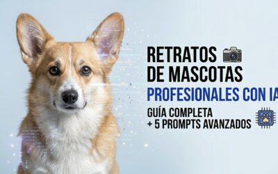 🐶 Cómo crear retratos profesionales de tu mascota con IA (5 prompts avanzados incluidos)